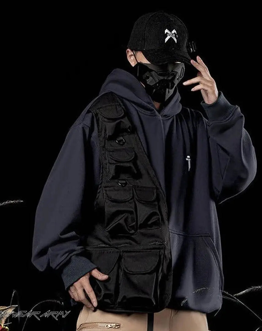 Men’s Techwear Streetwear Clothing Tactical Vest - Men