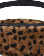 Load image into Gallery viewer, Harajuku Techwear Faux Fur Black Chest Bag - LEOPARD
