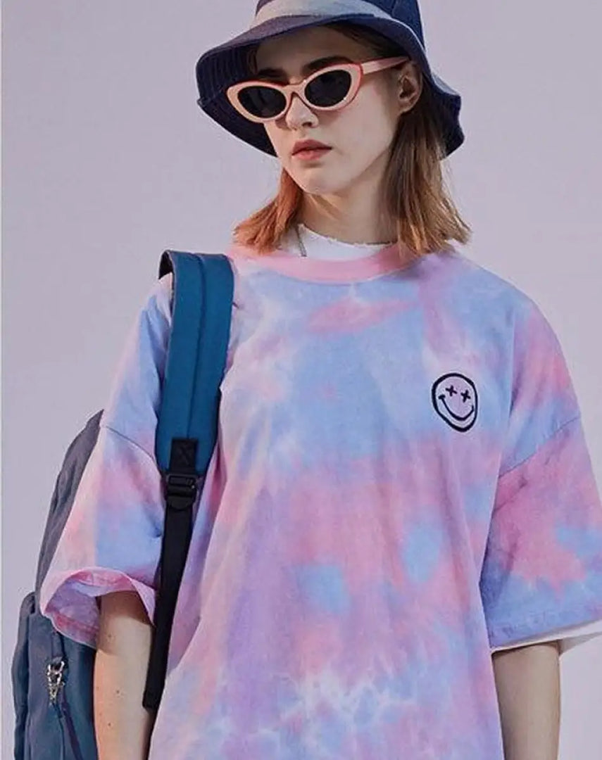 Unisex Pastel Tie - dye Techwear Streetwear Shirt