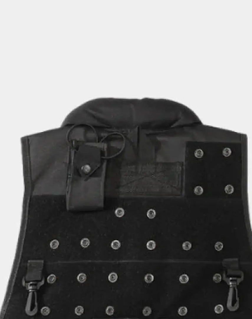 Techwear Tactical Multi - pocket Black Vest - ONE SIZE