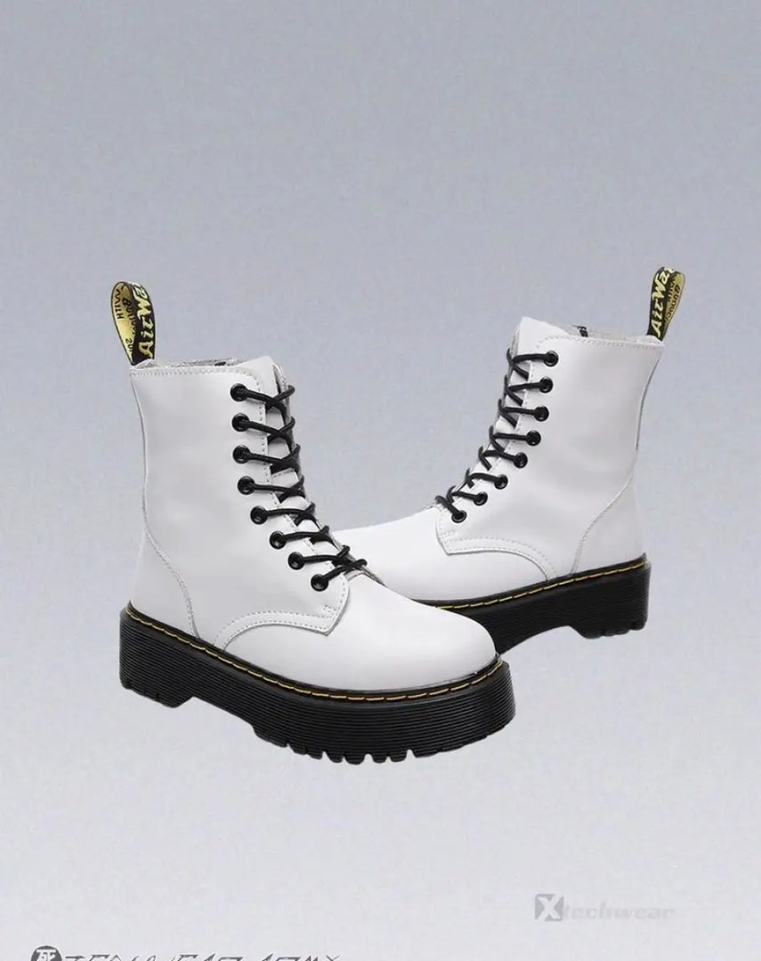 White Techwear Shoes - Boots - Women