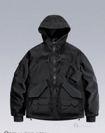 Load image into Gallery viewer, Techwear Streetwear Black Tactical Jacket - Sweater
