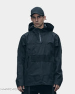 Load image into Gallery viewer, Techwear Streetwear Hoodie Windbreaker Black - Hoodies Vest
