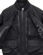 Load image into Gallery viewer, Men’s Techwear Streetwear Black Windbreaker Jacket
