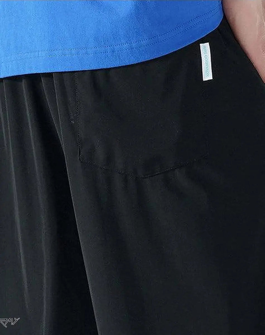 Men’s Black Techwear Streetwear Shorts - Clothing Men