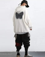Load image into Gallery viewer, Butterfly Streetwear Hoodie - Clothing - Men - Techwear -