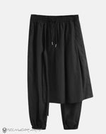 Load image into Gallery viewer, Men’s Black Techwear Cargo Pants - S Clothing Men Women
