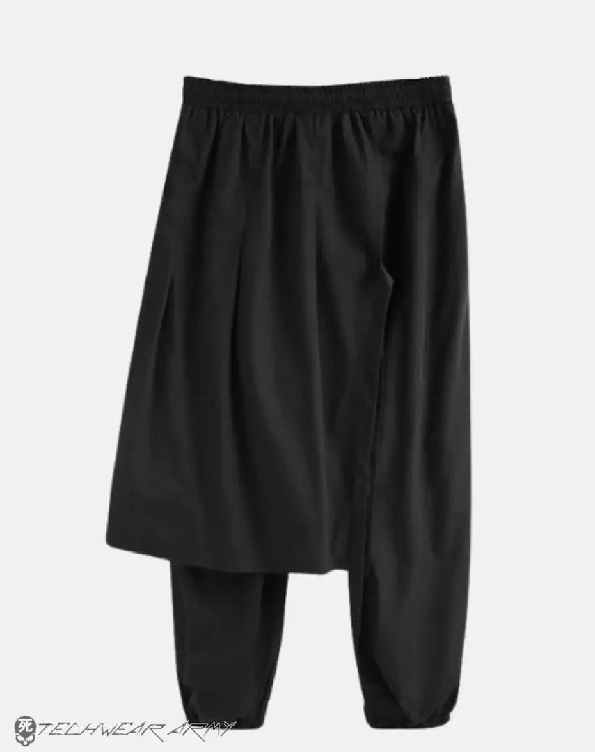 Men’s Black Techwear Cargo Pants - S Clothing Men Women