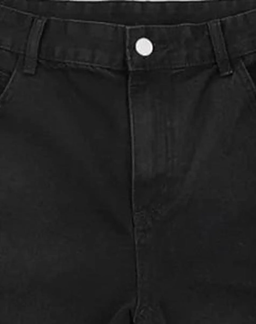 Men’s Black Techwear Streetwear Jeans - Clothing Men