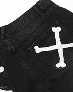Load image into Gallery viewer, Men’s Black Techwear Streetwear Jeans - Clothing Men
