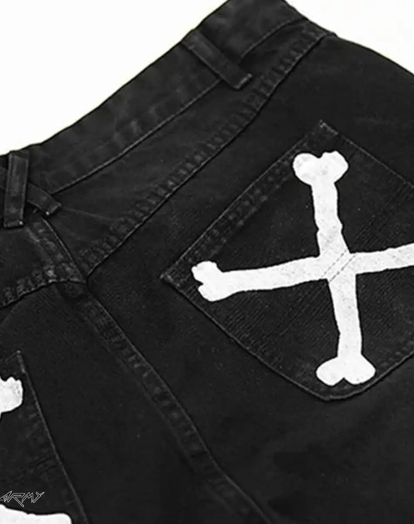 Goth Shorts Denim - Clothing - Men - Short - Techwear -