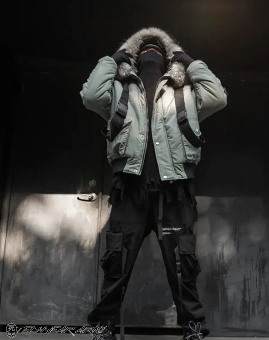 Heavy Cotton Military Jacket - M - Clothing - Men - Techwear