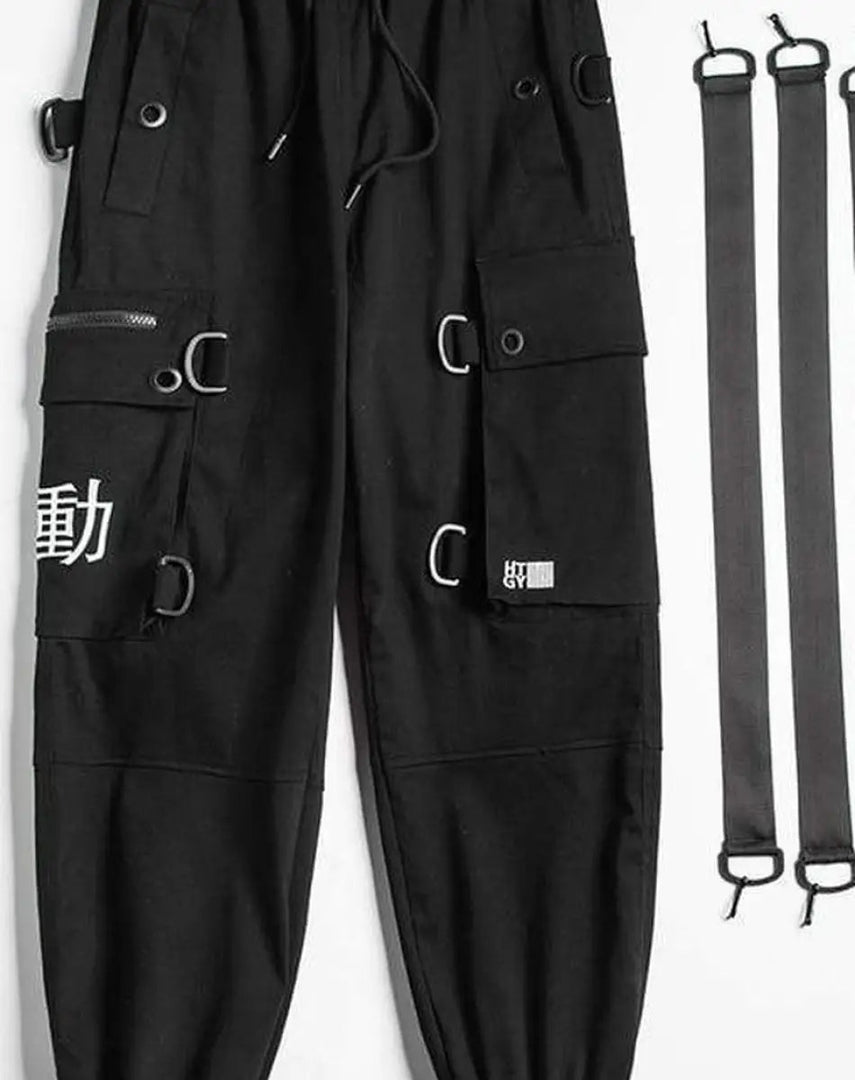 Japanese Streetwear Pants - Clothing Men Techwear