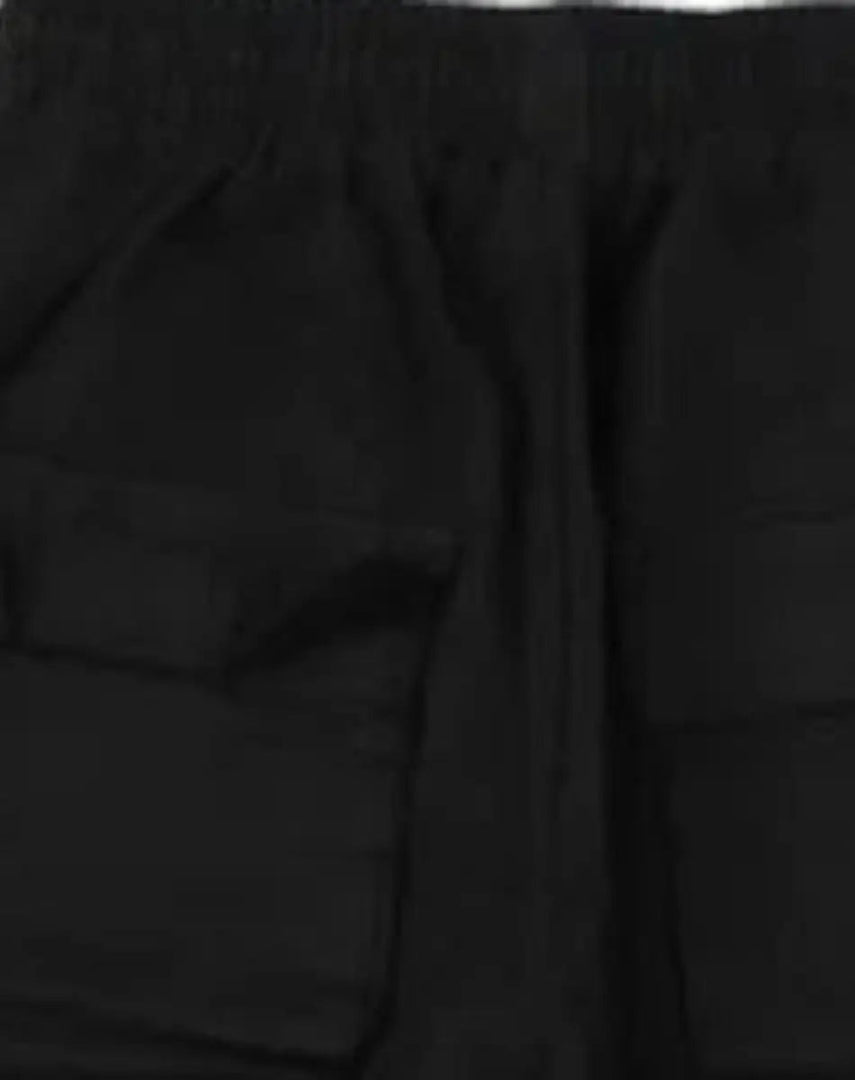 Men’s Black Techwear Cargo Pants With Pockets - Clothing