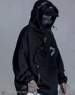 Load image into Gallery viewer, Mens Techwear Hoodie - Clothing - Men - Women
