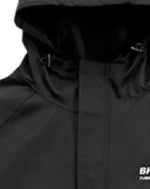 Load image into Gallery viewer, Men’s Black Techwear Hooded Jacket Water - resistant - S
