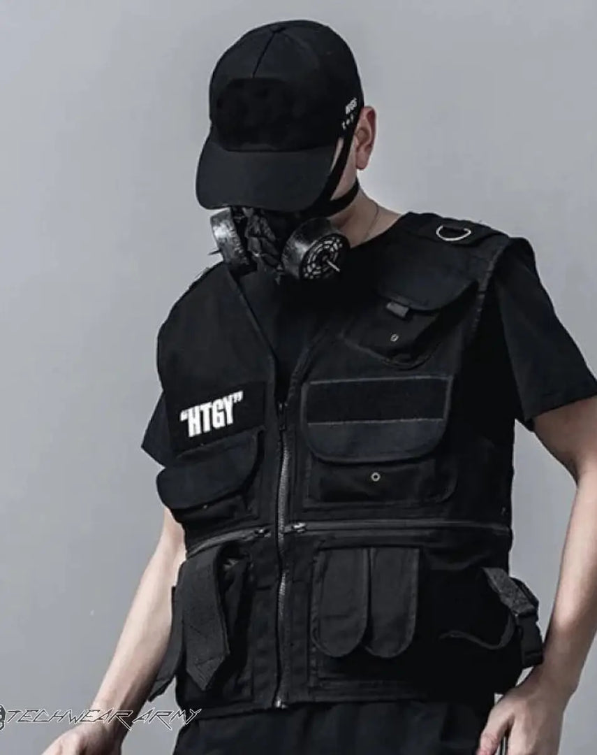 Men’s Techwear Tactical Streetwear Vest - ONE SIZE