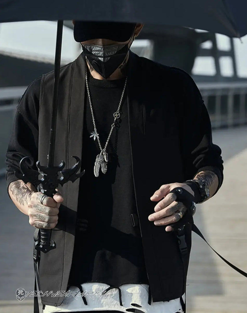 Tactical Vest Black - Clothing - Men - Techwear - Women