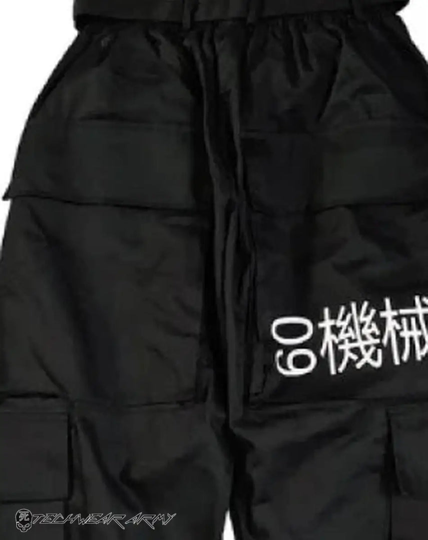 Men’s Urban Techwear Streetwear Jacket - BLACK / M