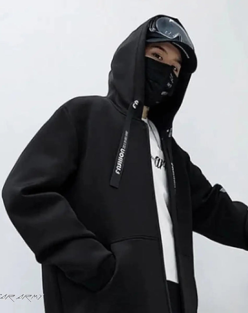 Techwear Jacket Black - Clothing - Men - Women