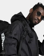 Load image into Gallery viewer, Men’s Black Techwear Tactical Jacket - Clothing Men Women
