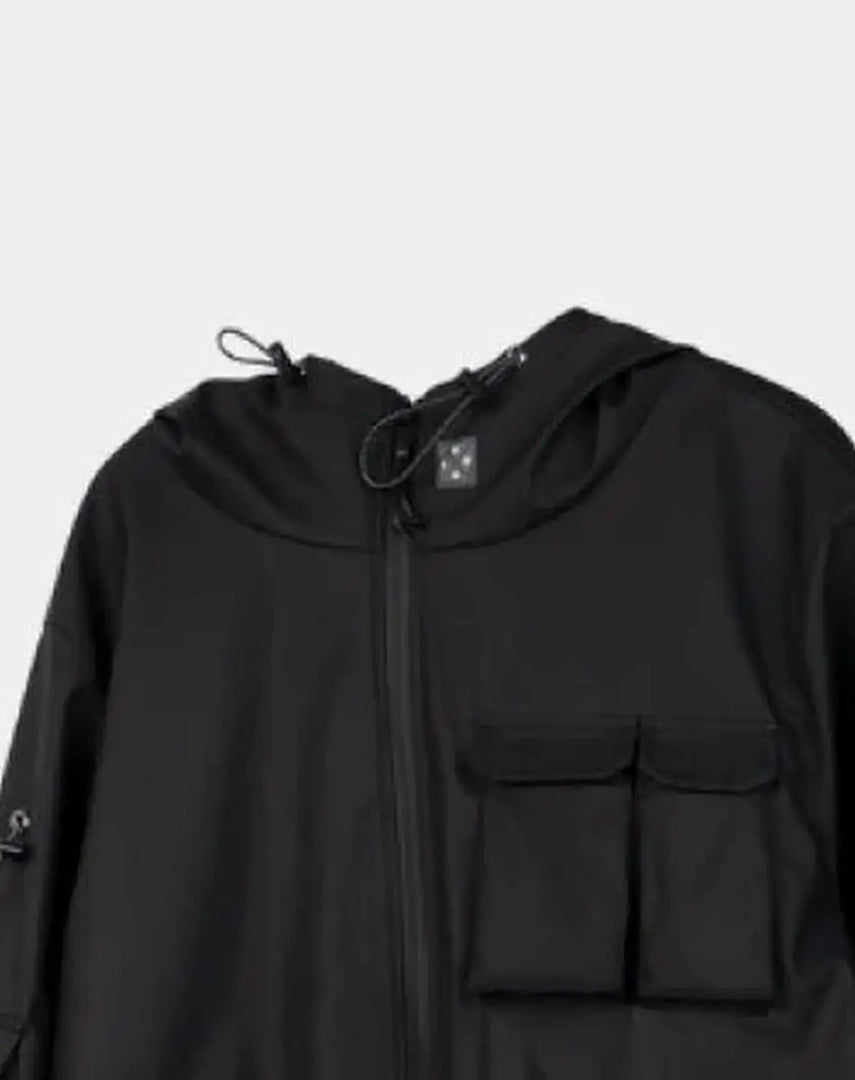 Men’s Black Techwear Tactical Jacket - Clothing Men Women