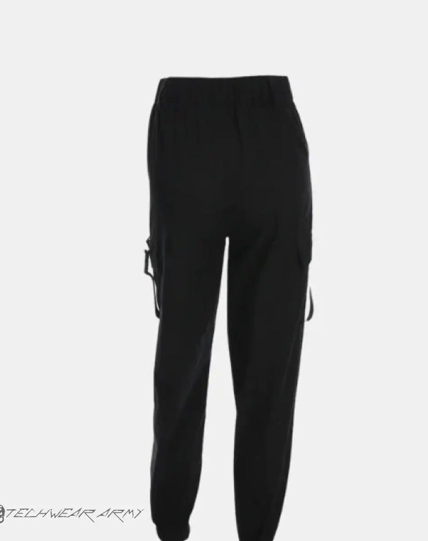 Techwear Pants With Belt Loops - Clothing Women
