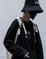 Load image into Gallery viewer, Men’s Black Techwear Streetwear Bucket Hat - Clothing Men
