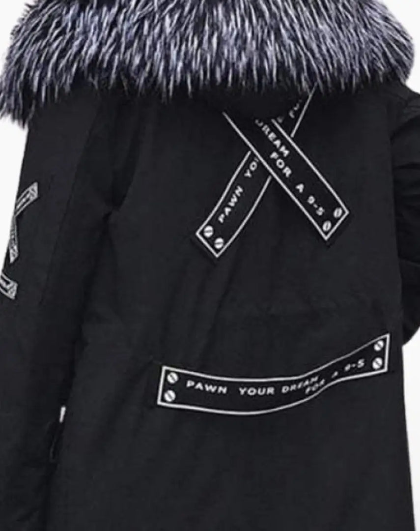 Men’s Black Techwear Jacket With Fur Hood - Clothing Men
