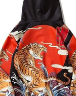 Load image into Gallery viewer, Men’s Tiger Print Techwear Streetwear Hoodie - Clothing
